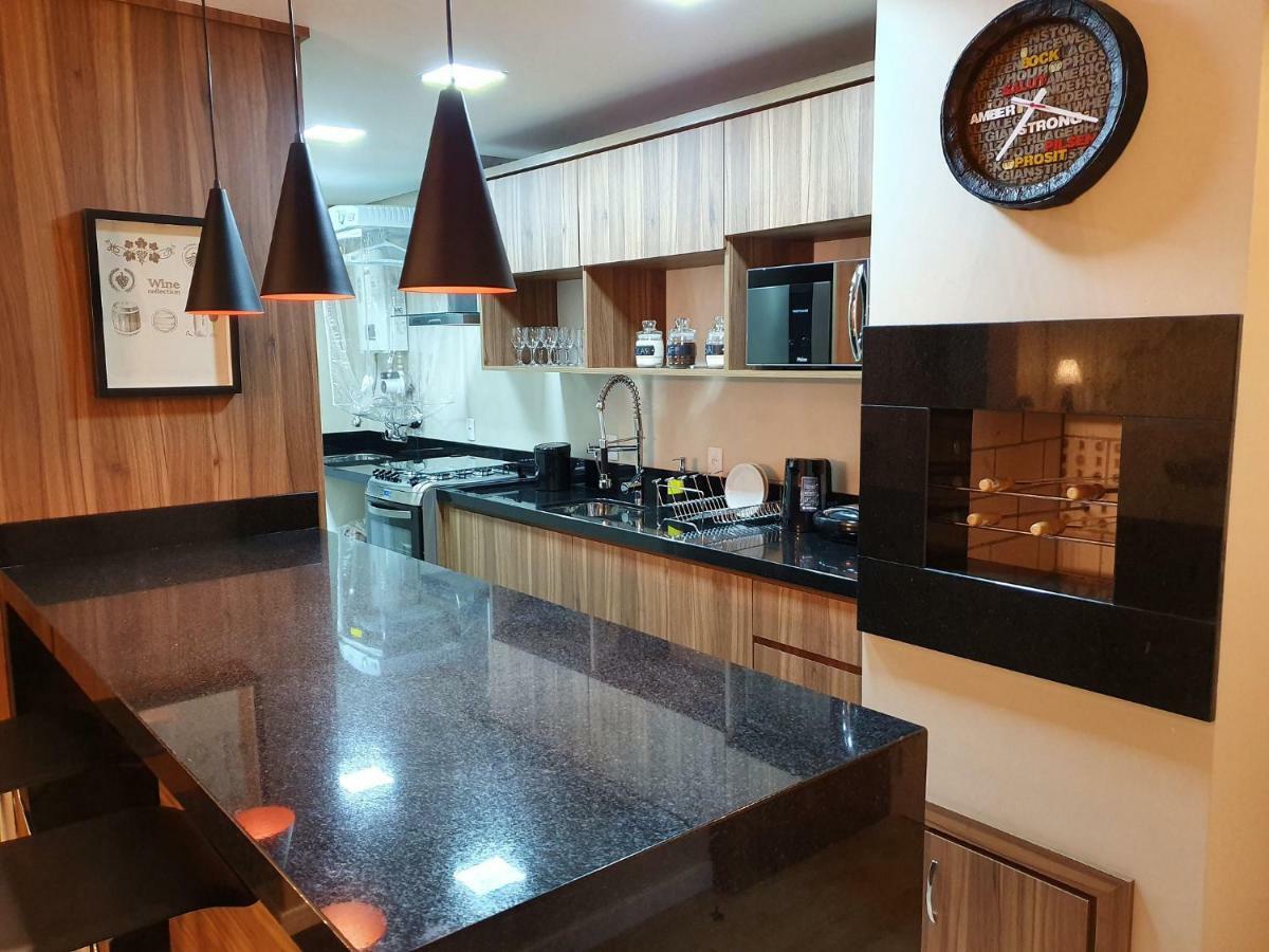 Apto Luxo 800M R. Coberta | 2 Suites | Mobiliado Gramado Exterior photo